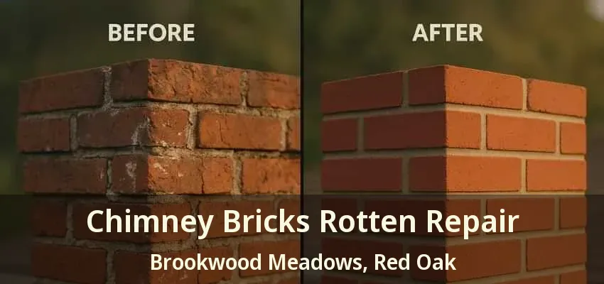 Chimney Bricks Rotten Repair Brookwood Meadows, Red Oak - TX Chimney Bricks Rotten Repair Brookwood Meadows, Red Oak - TX