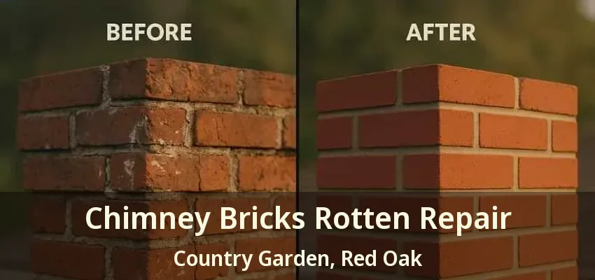 Chimney Bricks Rotten Repair Country Garden, Red Oak - TX Chimney Bricks Rotten Repair Country Garden, Red Oak - TX