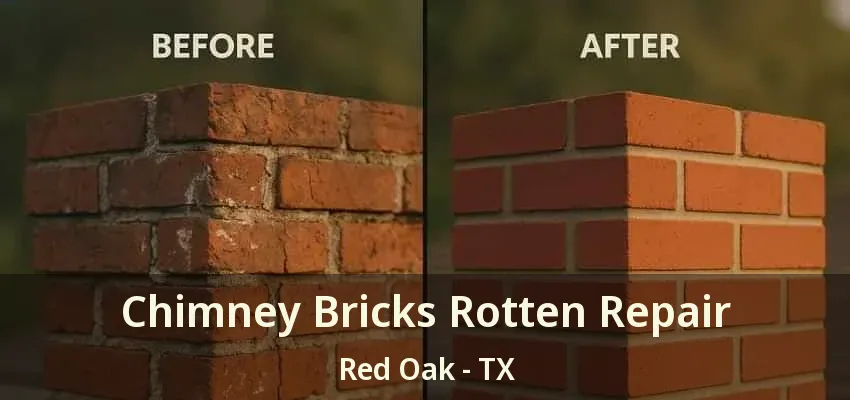 Chimney Bricks Rotten Repair Red Oak - TX Chimney Bricks Rotten Repair Red Oak - TX