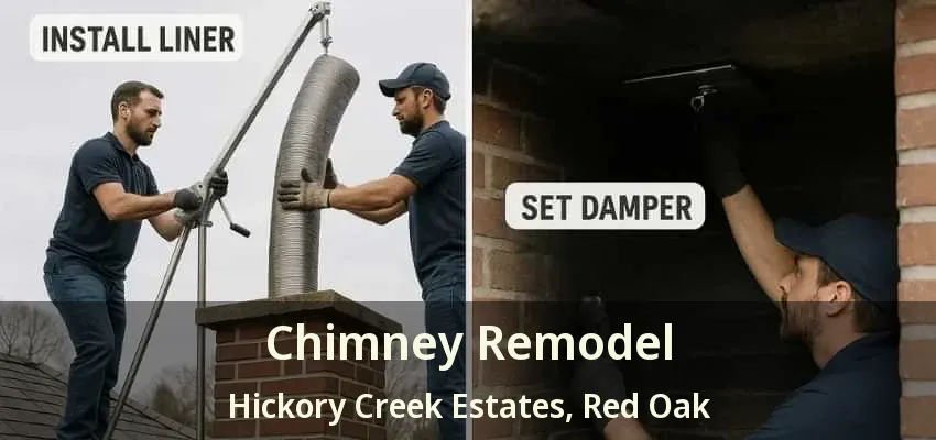 Chimney Remodel Hickory Creek Estates, Red Oak - TX