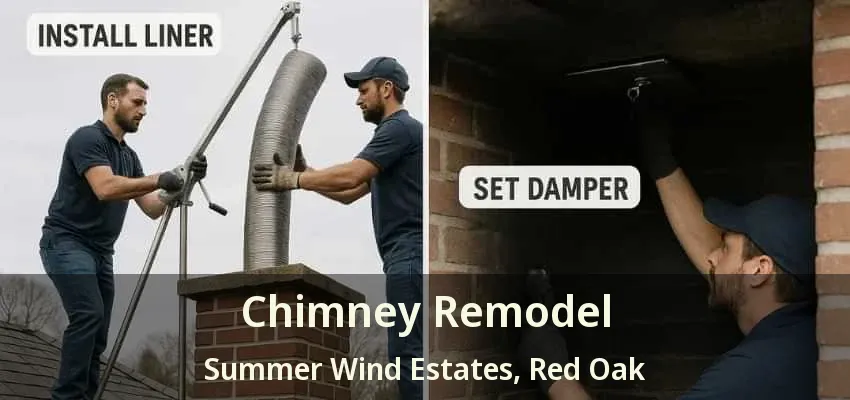 Chimney Remodel Summer Wind Estates, Red Oak - TX Chimney Remodel Summer Wind Estates, Red Oak - TX
