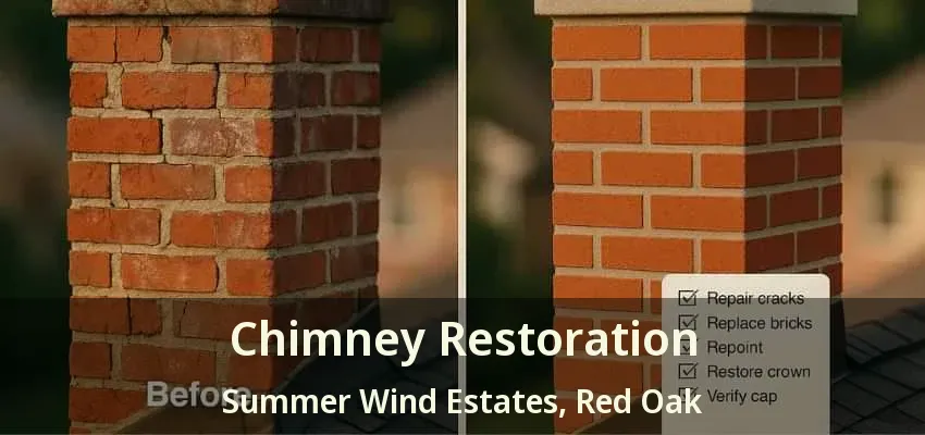 Chimney Restoration Summer Wind Estates, Red Oak - TX Chimney Restoration Summer Wind Estates, Red Oak - TX