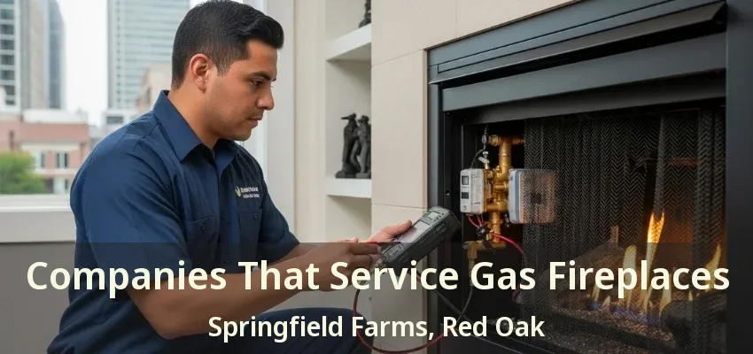 Companies That Service Gas Fireplaces Springfield Farms, Red Oak - TX