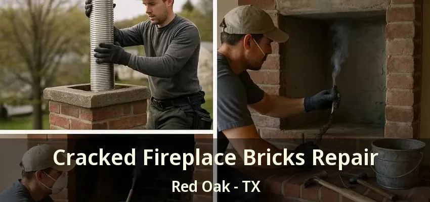 Cracked Fireplace Bricks Repair Red Oak - TX Cracked Fireplace Bricks Repair Red Oak - TX