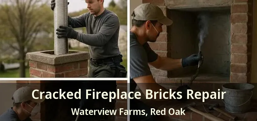 Cracked Fireplace Bricks Repair Waterview Farms, Red Oak - TX Cracked Fireplace Bricks Repair Waterview Farms, Red Oak - TX