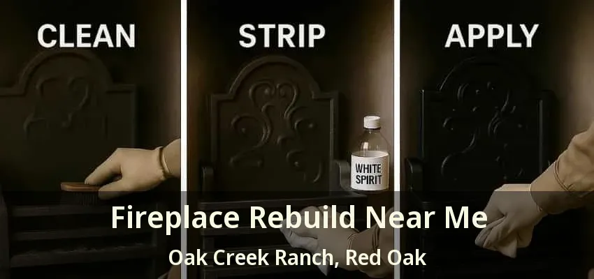 Fireplace Rebuild Near Me Oak Creek Ranch, Red Oak - TX
