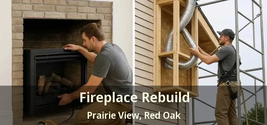 Fireplace Rebuild Prairie View, Red Oak - TX