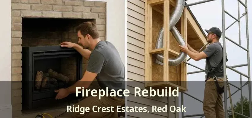 Fireplace Rebuild Ridge Crest Estates, Red Oak - TX