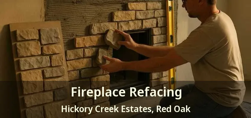 Fireplace Refacing Hickory Creek Estates, Red Oak - TX