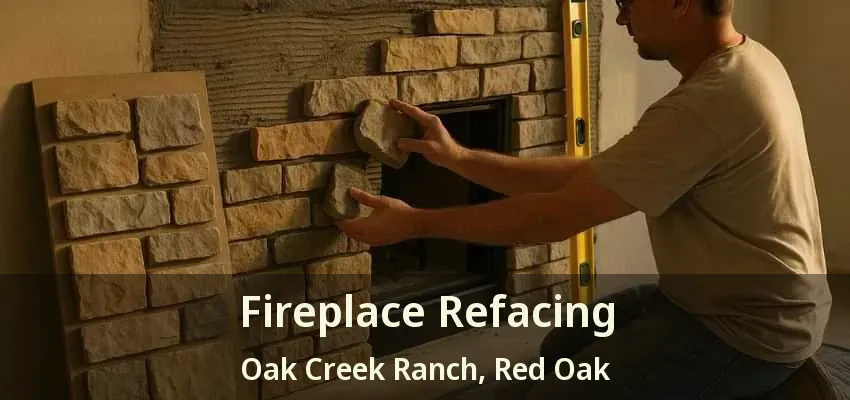 Fireplace Refacing Oak Creek Ranch, Red Oak - TX