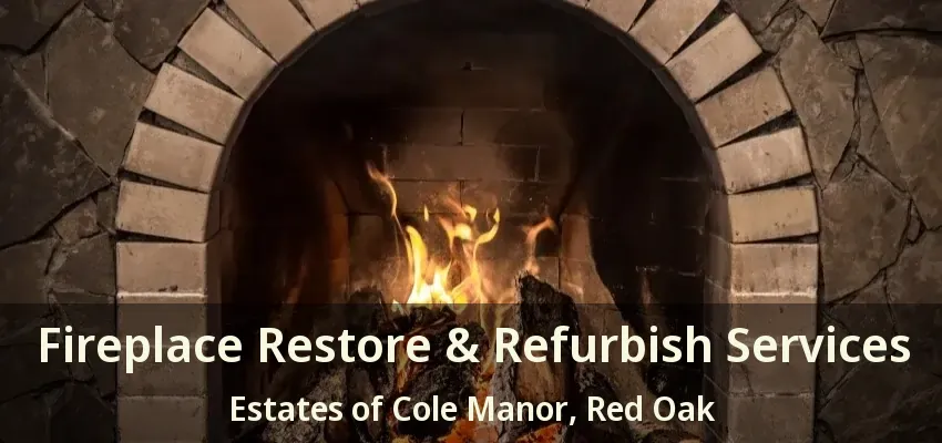 Fireplace Restore & Refurbish Services Estates of Cole Manor, Red Oak - TX