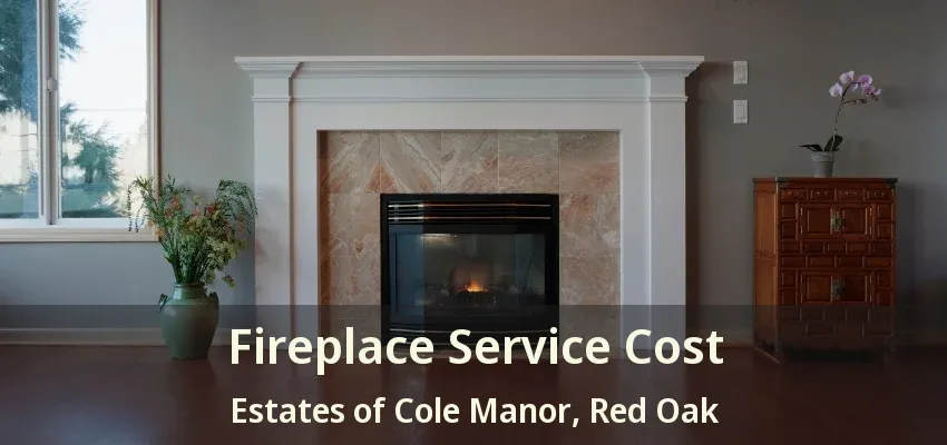 Fireplace Service Cost Estates of Cole Manor, Red Oak - TX
