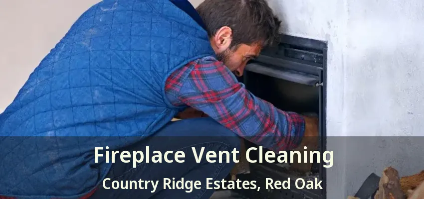 Fireplace Vent Cleaning Country Ridge Estates, Red Oak - TX