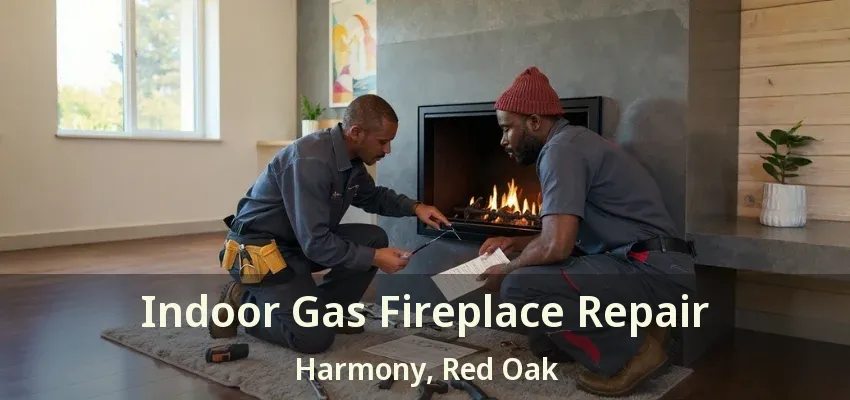 Indoor Gas Fireplace Repair Harmony, Red Oak - TX