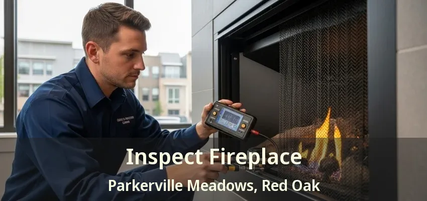 Inspect Fireplace Parkerville Meadows, Red Oak - TX