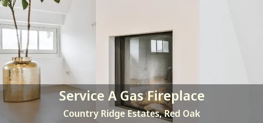 Service A Gas Fireplace Country Ridge Estates, Red Oak - TX