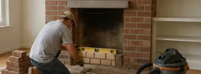 Fireplace Rebuild Prairie View, Red Oak