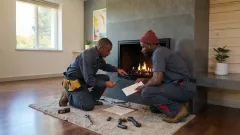 Gas Fire Servicing Eastridge South, Red Oak