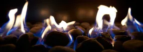 Gas Fireplace Embers Harmony, Red Oak