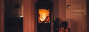 Hearthstone Stoves Fireplace Harmony, Red Oak