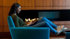 Indoor Gas Fireplace Repair Eastridge South, Red Oak