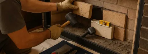 Book for Cracked Fireplace Bricks Repair